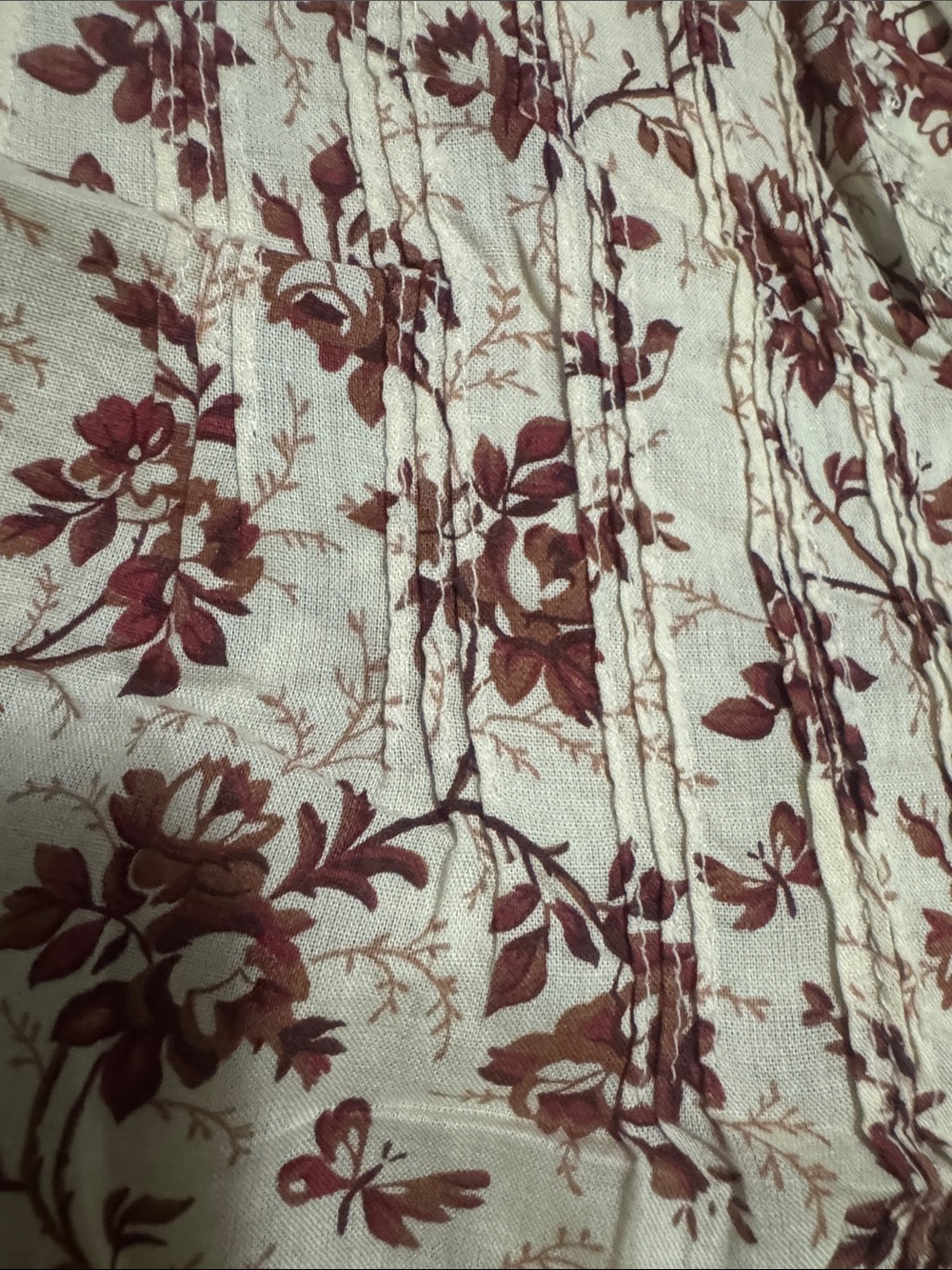 Doen Hickory Floral Ruffle Blouse - Picture 4 of 8
